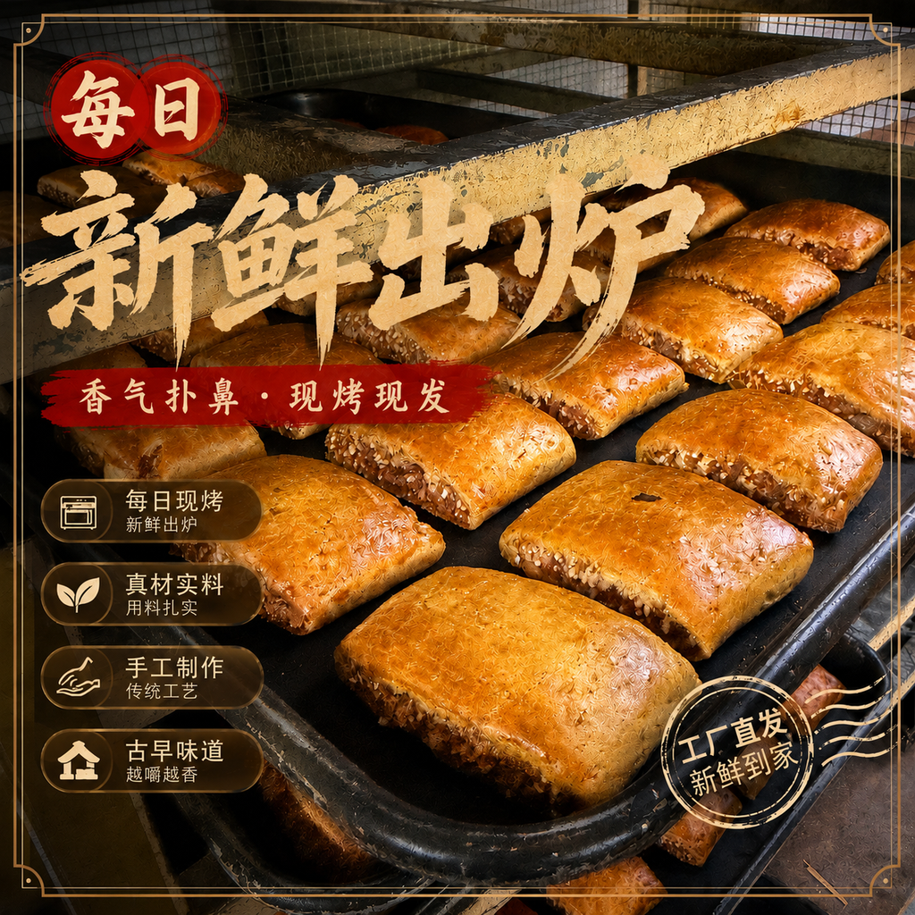 启财饼家 招牌鸡仔饼